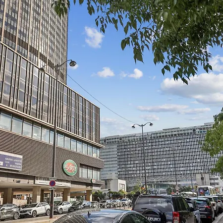 Lejlighed Paris Elegant 1Br, Ac, Metro 2Min, Montparnasse Tower