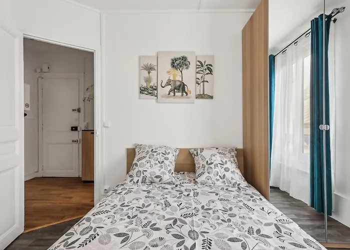 Апартаменты Elegant 1br In Front Of Montparnasse - Metro 2min - 50