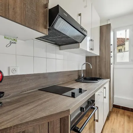Lägenhet Paris Elegant 1Br, Ac, Metro 2Min, Montparnasse Tower Paris