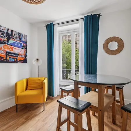 Paris Elegant 1Br, Ac, Metro 2Min, Montparnasse Tower Lägenhet *